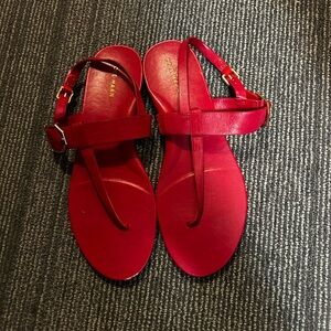 Cole Haan Women's Bold Red Sandals